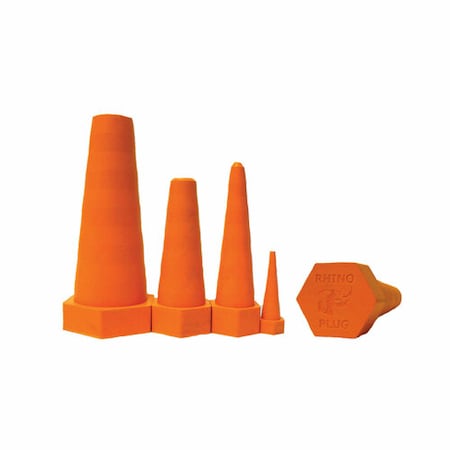 Rhino Safety Orange Drip Proof Plugs MINI Fits Size -4 To -8